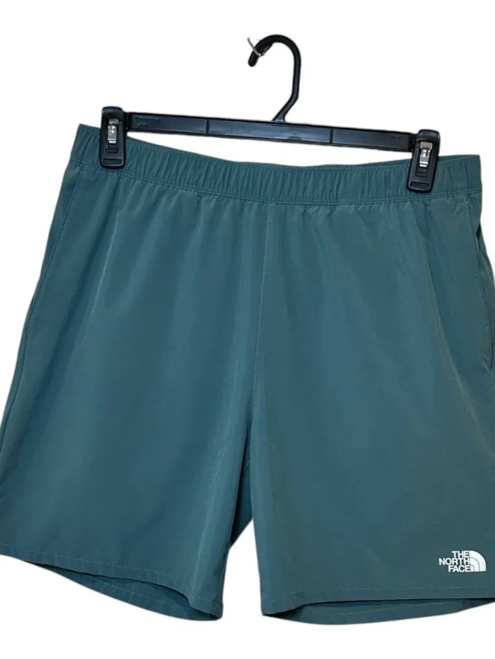 The North Face Men's Wander Shorts Teal Size Large Elastic Waist 3 Pocket